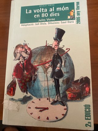 Libro “la volta al mon en 80 dies”