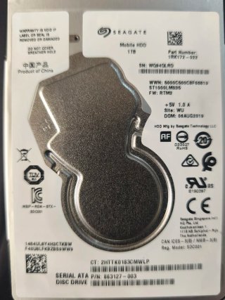 Disco Duro Seagate 1TB