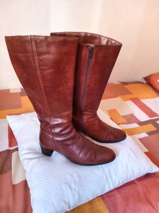 Botas de piel mujer ancho 3 Tolino