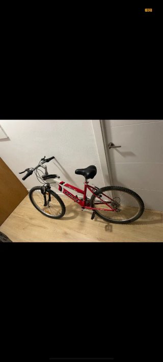 Bicicleta de Montaña J-Bike Roja y Blanco