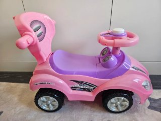 Coche Correpasillos Rosa Deluxe Mega Car