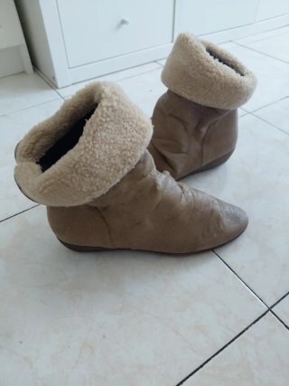 Botines Forrados Beige muy cómodos