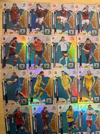 Lote 41 Cartas Euro Adrenalyn 2012 Limited