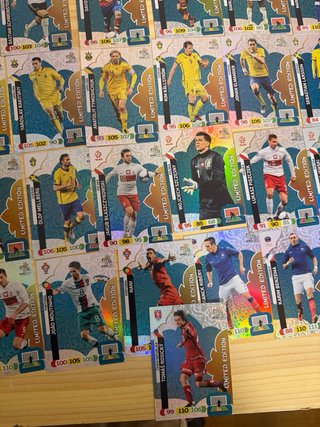 Lote 41 Cartas Euro Adrenalyn 2012 Limited