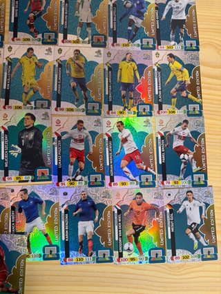 Lote 41 Cartas Euro Adrenalyn 2012 Limited