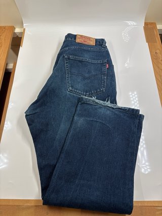 Jeans Vintage oversize blu