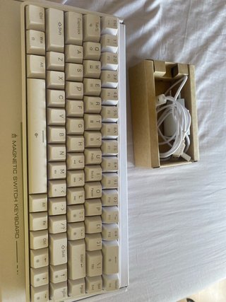 Teclado Inalámbrico Compacto Blanco