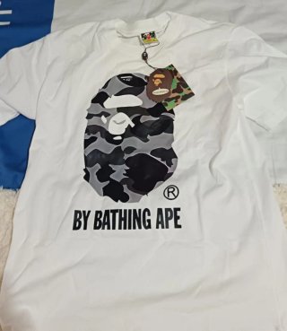 Camiseta Bape Blanca Talla S