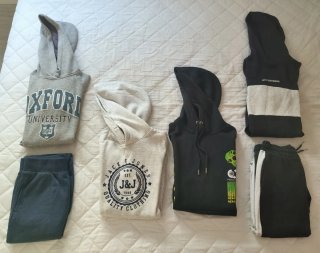 Lote 2 Sudaderas  y 2 Chandals Marcas variadas