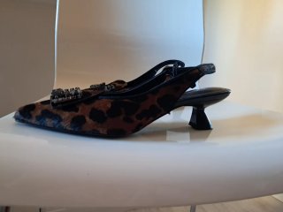 Zapatos Lodi destalonados animal print