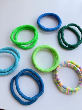 2 Conjunto de Pulseiras Coloridas