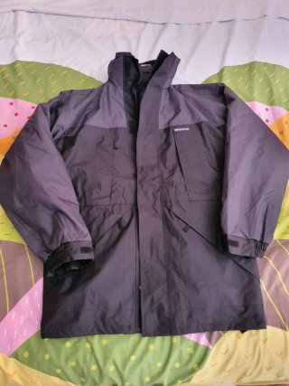 Chaquetón abrigo negro