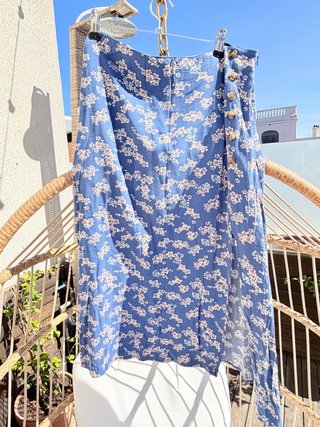 Falda larga floral ETAM