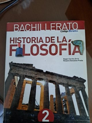 Historia de la filosofía, 2 Bachillerato