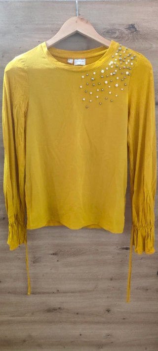 Camiseta mujer perlas talla XS