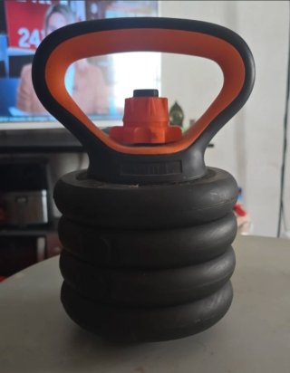 Kettlebell regolabile per allenamento in palestra