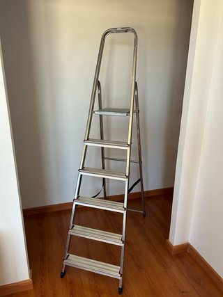 Escalera Krause 6 peldaños aluminio