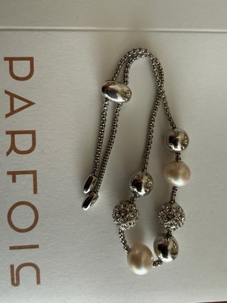 Pulsera Parfois Perlas y Cristales
