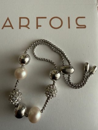 Pulsera Parfois Perlas y Cristales