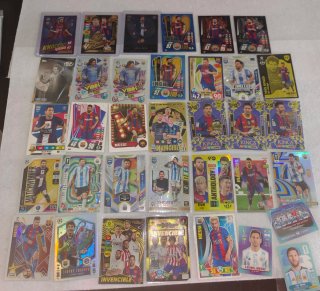 Lote de 35 cromos de Lionel Messi