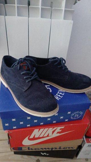 Zapatos vestir azul talla 39