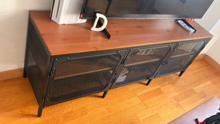 Mueble TV industrial metal y madera