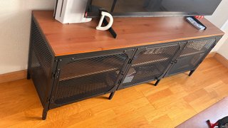 Mueble TV industrial metal y madera
