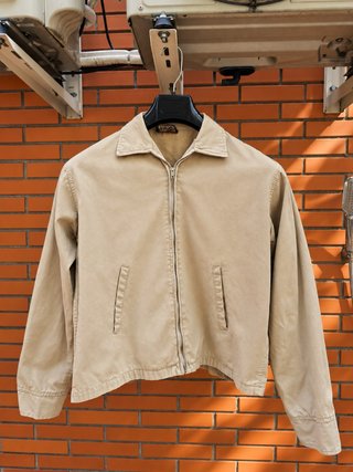 Chaqueta Harrington Golf 60s Beige