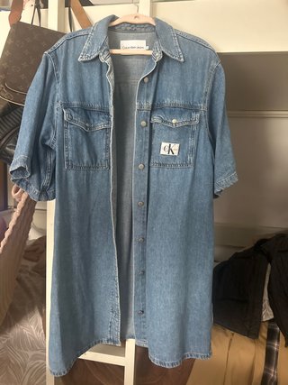 Calvin Klein Jeans Camisa Vaquera Larga