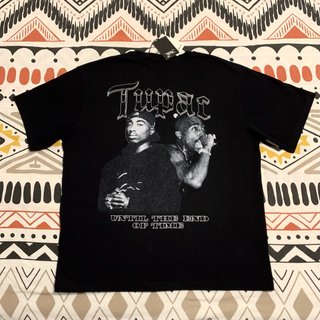 2Pac Tupac Camiseta Hombre estampada M