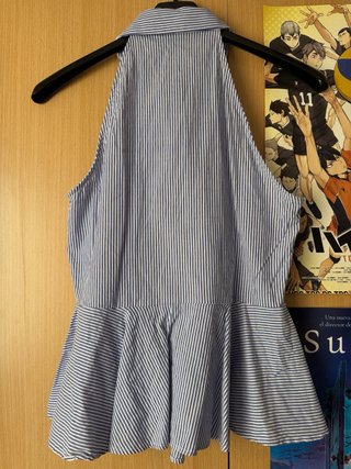 Top peplum de rayas Zara