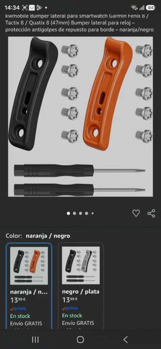 Protector Bumper sensor Garmin Fenix 8