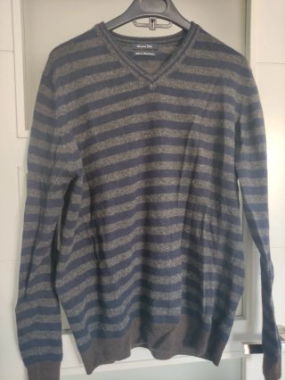 Jersey Massimo Dutti Rayas. Lana y cachemira