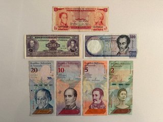 Colección de Billetes y Monedas Venezuela