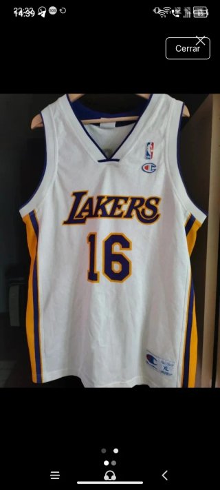 Camiseta Lakers 16 Champion Talla XL