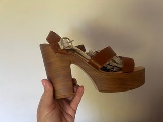 Sandalias de Plataforma Marrones