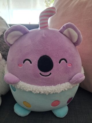 Peluche infantil de koala morado