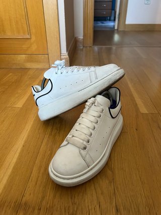 Zapatillas Alexander McQueen Blancas Talla 42
