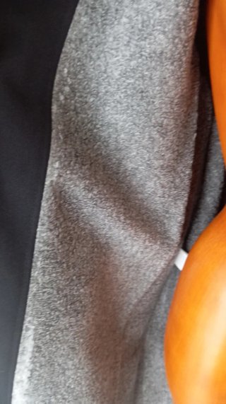 Gabardina vintage negra con cinturón