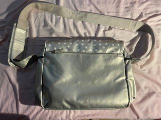 Bolso Bandolera Converse Plateado
