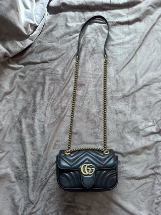 Bolso Gucci GG Marmont Mini Negro