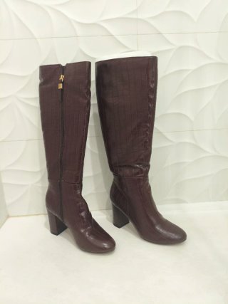 Botas altas marrón coco T.39 ¡Puestas solo un día!