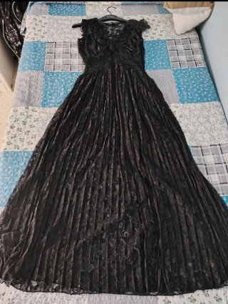 Vestido Fiesta Zara Negro
