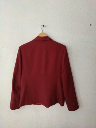 Chaqueta / blazer de traje roja