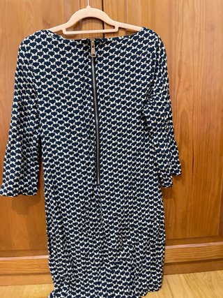 Vestido estampado azul