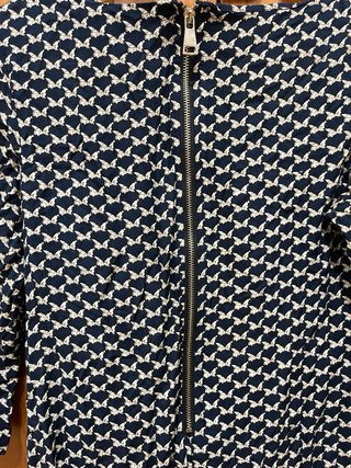 Vestido estampado azul