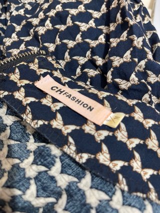 Vestido estampado azul