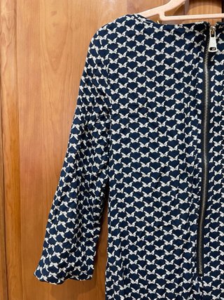 Vestido estampado azul