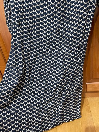 Vestido estampado azul