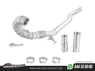DOWNPIPE ALPHA COMPETITION PARA GOLF 7 R / S3 8V / LEON 3 CUPRA 4DRIVE - ANTITÉRMICO